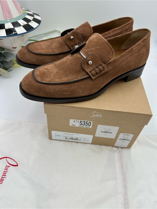 Men\'s Christian Louboutin CHAMBELIMOC loafers size 42.5 made in Italy main image 10